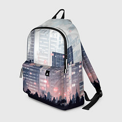 Рюкзак Безмятежный город, цвет: 3D-принт