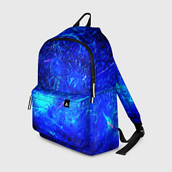 Рюкзак Синий лёд и снежинки, цвет: 3D-принт