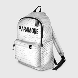 Рюкзак Paramore glitch на светлом фоне посередине