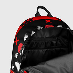 Рюкзак Новогодний патерн с оленями и сантой, цвет: 3D-принт — фото 2