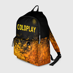 Рюкзак Coldplay - gold gradient посередине