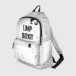 Рюкзак Limp Bizkit glitch на светлом фоне посередине
