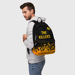Рюкзак The Killers - gold gradient посередине, цвет: 3D-принт — фото 2