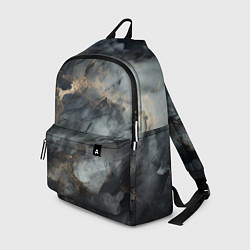 Рюкзак Темно-серый мрамор