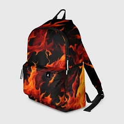 Рюкзак Пламя в темноте, цвет: 3D-принт