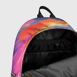 Рюкзак Закат на острове Бора Бора, цвет: 3D-принт — фото 2