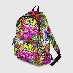 Рюкзак Цветное граффити, цвет: 3D-принт