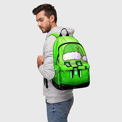 Рюкзак Майнкрафт новогодний крипер, цвет: 3D-принт — фото 2