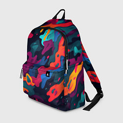 Рюкзак Яркая абстракция в виде камуфляжа, цвет: 3D-принт
