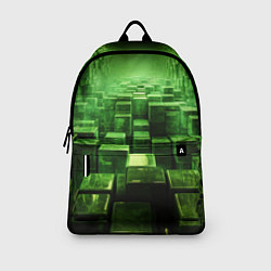 Рюкзак Зеленые квадраты в лабиринте, цвет: 3D-принт — фото 2