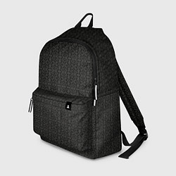 Рюкзак Ажурный чёрно-серый, цвет: 3D-принт