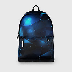 Рюкзак Синяя геометрическая абстракция, цвет: 3D-принт — фото 2