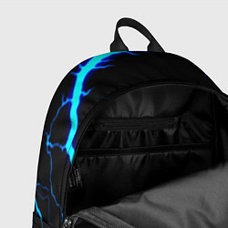Рюкзак Любовь смерть и роботы гроза шторм, цвет: 3D-принт — фото 2