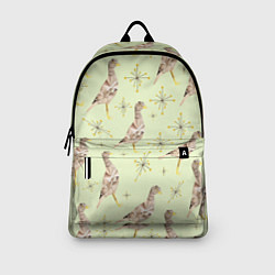Рюкзак Авдотка птица и снежинка, цвет: 3D-принт — фото 2