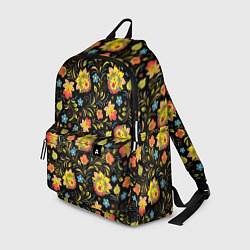 Рюкзак Хохломская роспись разноцветные цветы