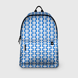 Рюкзак Синие кружки патерн, цвет: 3D-принт — фото 2