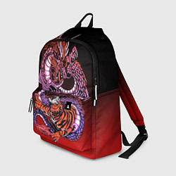 Рюкзак Дракон и тигр в год дракона, цвет: 3D-принт