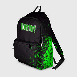 Рюкзак Fortnite зеленый краски лого