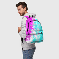 Рюкзак New world неоновые краски, цвет: 3D-принт — фото 2