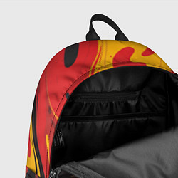 Рюкзак Красные желтые оранжевые пятна краски, цвет: 3D-принт — фото 2