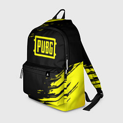 Рюкзак Pubg текстура краски жёлтые, цвет: 3D-принт