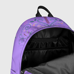 Рюкзак BTS - ARMY Цветочный принт, цвет: 3D-принт — фото 2
