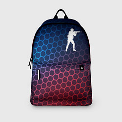 Рюкзак Counter Strike неоновые соты, цвет: 3D-принт — фото 2