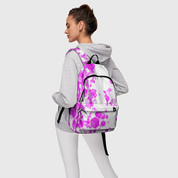 Рюкзак Розовые текстуры, цвет: 3D-принт — фото 2