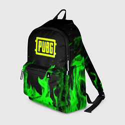 Рюкзак PUBG кислотное лого огненный стиль