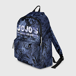 Рюкзак ДжоДжо на фоне манги, цвет: 3D-принт
