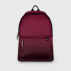 Рюкзак Градиент тёмный вишнёвый, цвет: 3D-принт — фото 2
