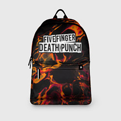 Рюкзак Five Finger Death Punch red lava, цвет: 3D-принт — фото 2