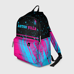 Рюкзак Aston Villa - neon gradient посередине, цвет: 3D-принт