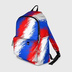 Рюкзак Триколор штрихи красок, цвет: 3D-принт