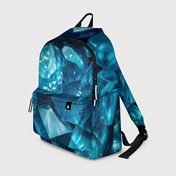 Рюкзак Голубой камень апатит - текстура, цвет: 3D-принт