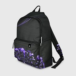 Рюкзак Неоновый фиолетовый цветок в темноте
