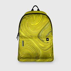 Рюкзак Желтая абстракция, цвет: 3D-принт — фото 2