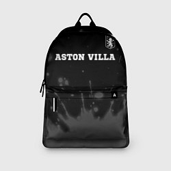 Рюкзак Aston Villa sport на темном фоне посередине, цвет: 3D-принт — фото 2