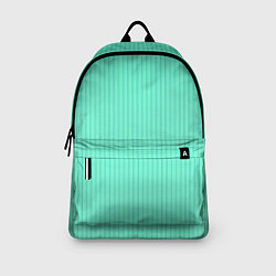 Рюкзак Светлый бирюзовый в тонкую полоску, цвет: 3D-принт — фото 2
