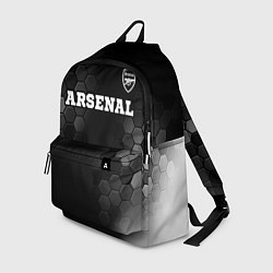 Рюкзак Arsenal sport на темном фоне посередине