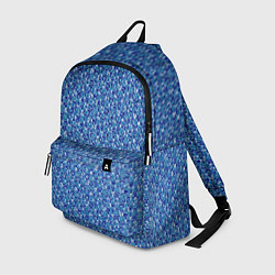 Рюкзак Светлый синий в мелкий рисунок
