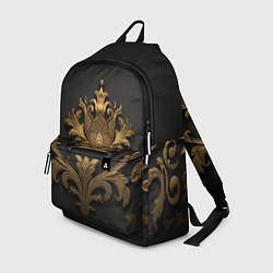 Рюкзак Объемная золотая корона с узорами