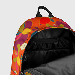 Рюкзак Яркие ягодки-листочки, цвет: 3D-принт — фото 2