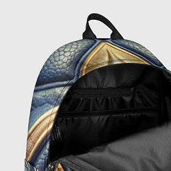 Рюкзак Объемная позолоченная текстурная кожа, цвет: 3D-принт — фото 2