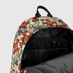 Рюкзак Череп с костями узор, цвет: 3D-принт — фото 2