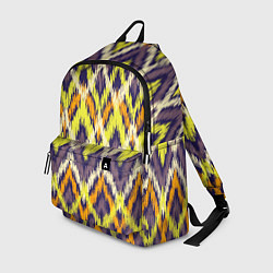 Рюкзак Разноцветный ромбовидный орнамент, цвет: 3D-принт
