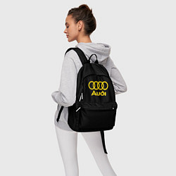 Рюкзак Audi logo yellow, цвет: 3D-принт — фото 2