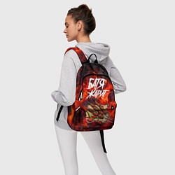 Рюкзак Батя жарит шашлыки, цвет: 3D-принт — фото 2