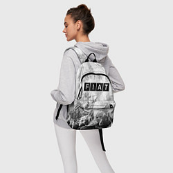 Рюкзак Fiat white graphite, цвет: 3D-принт — фото 2