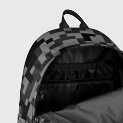 Рюкзак Камуфляжные пиксели блэк, цвет: 3D-принт — фото 2